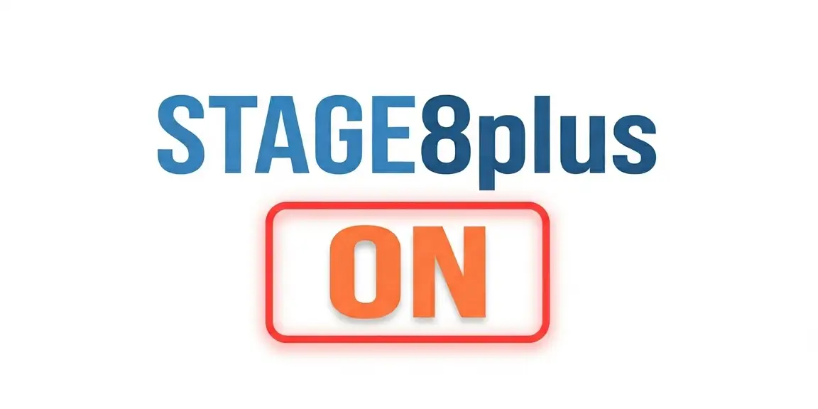 STAGE8plus ON