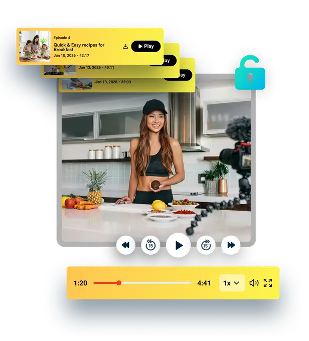 Direct Sales & Distribution of [Episodic Videos & Podcasts]