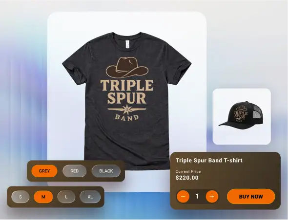 {Merchandise & Experiences}